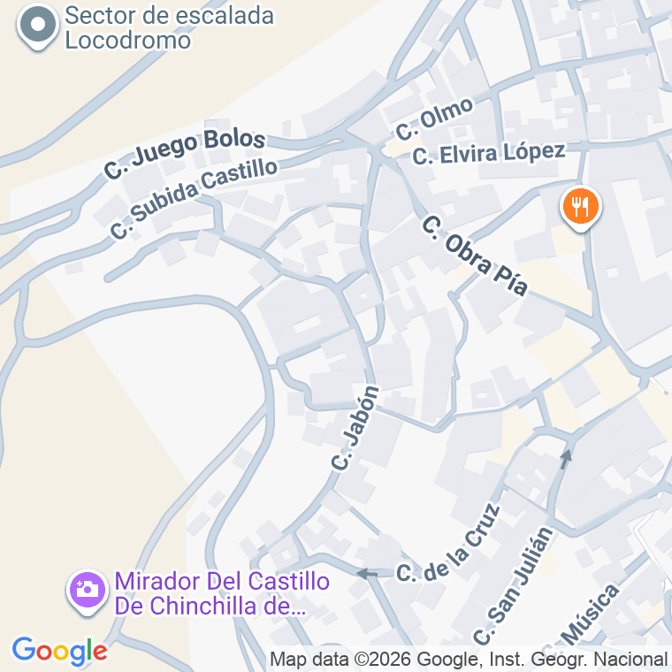 Código postal de Calle Infierno en Chinchilla de Monte-arago