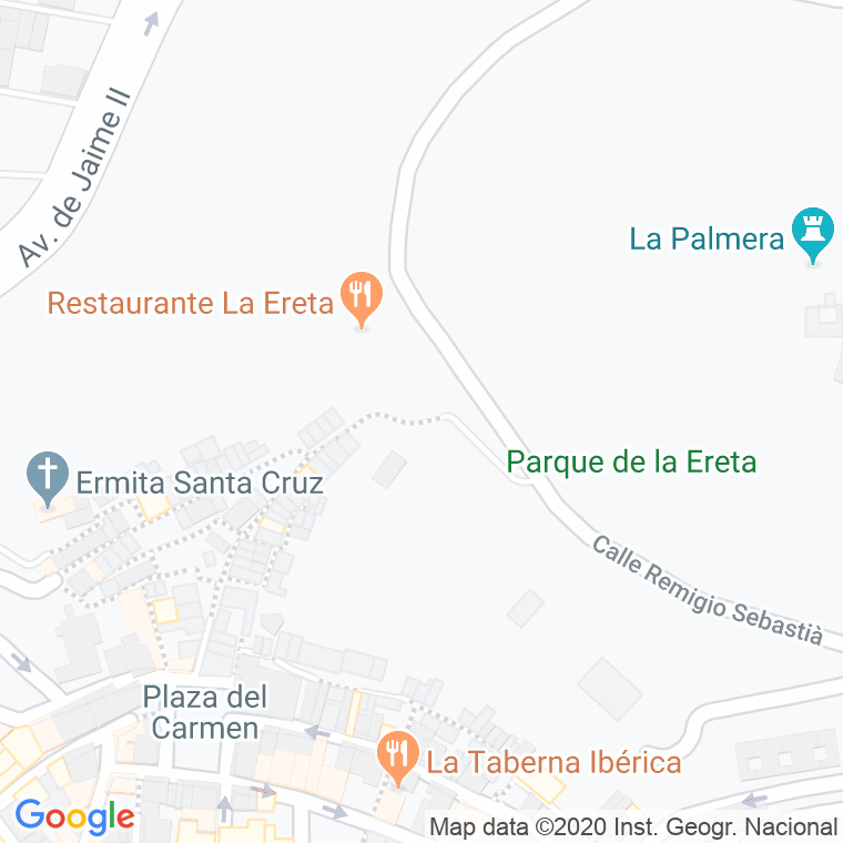 Código Postal calle Dean Zaragoza en Alacant/Alicante