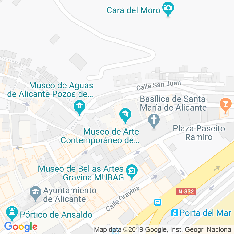 Código Postal calle Instituto en Alacant/Alicante