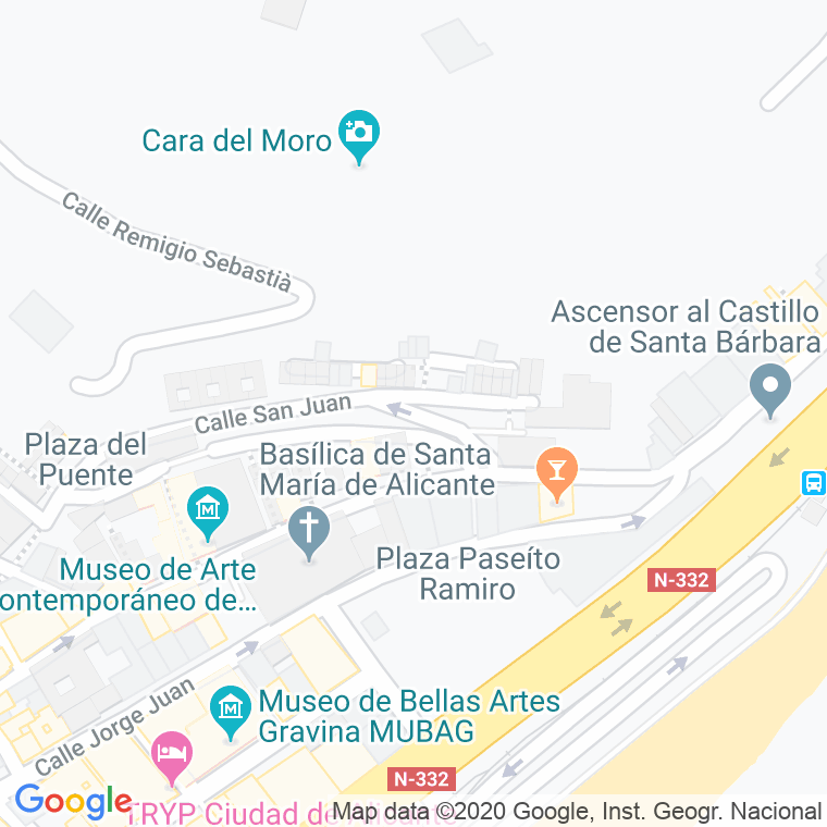 Código Postal calle Padre Calpena en Alacant/Alicante