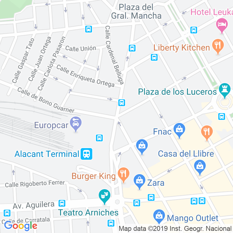 Código Postal calle Salamanca, avenida (Impares Del 1 Al 3)  (Pares Del 2 Al 12) en Alacant/Alicante