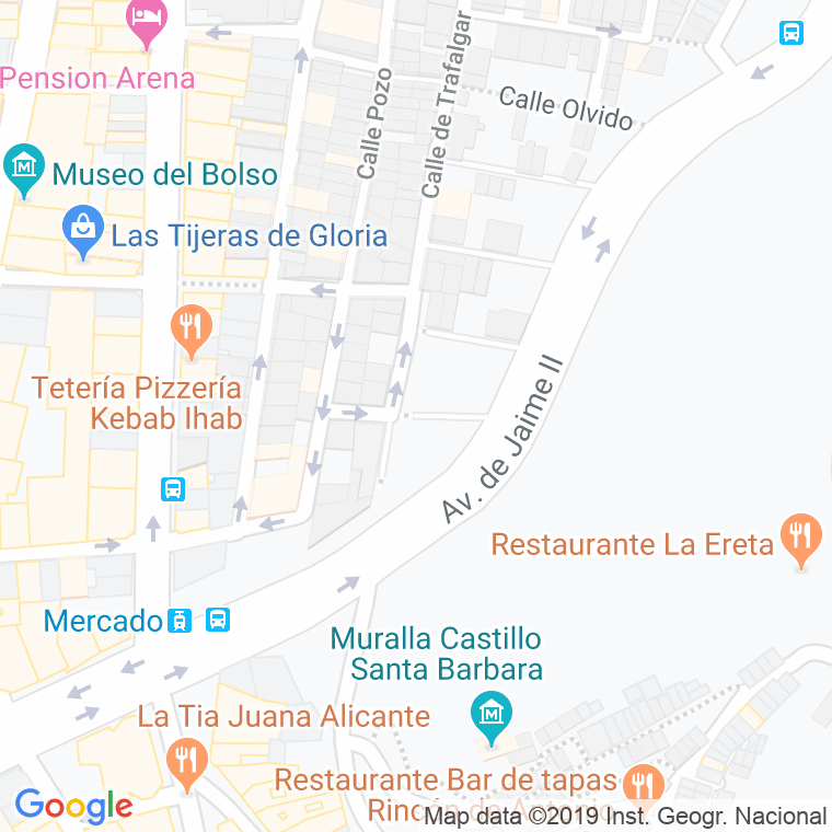 Código Postal calle Gallo en Alacant/Alicante