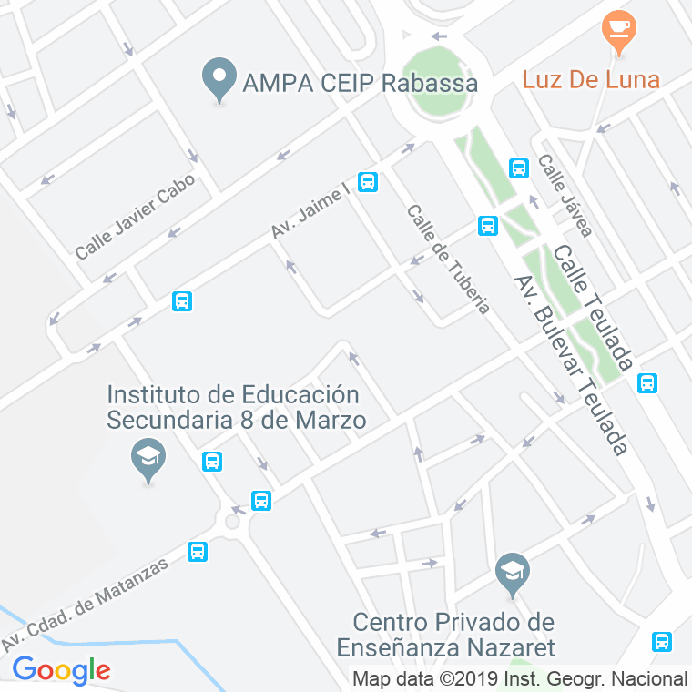 Código Postal calle Campello en Alacant/Alicante