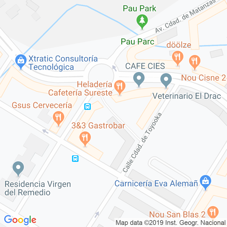 Código Postal calle Ciudad De Riga, De La en Alacant/Alicante