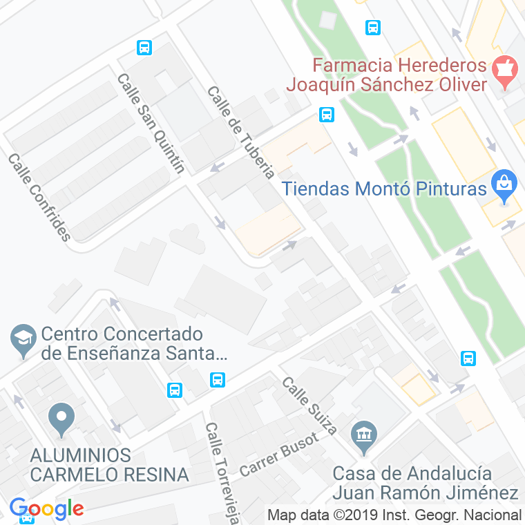 Código Postal calle Ondara en Alacant/Alicante