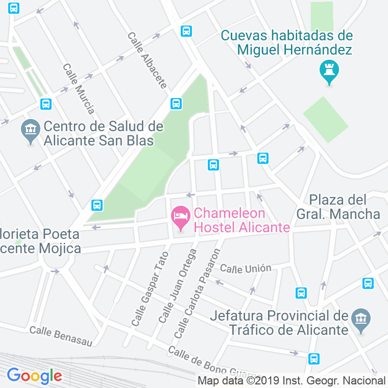 Código Postal calle Pilar, El en Alacant/Alicante