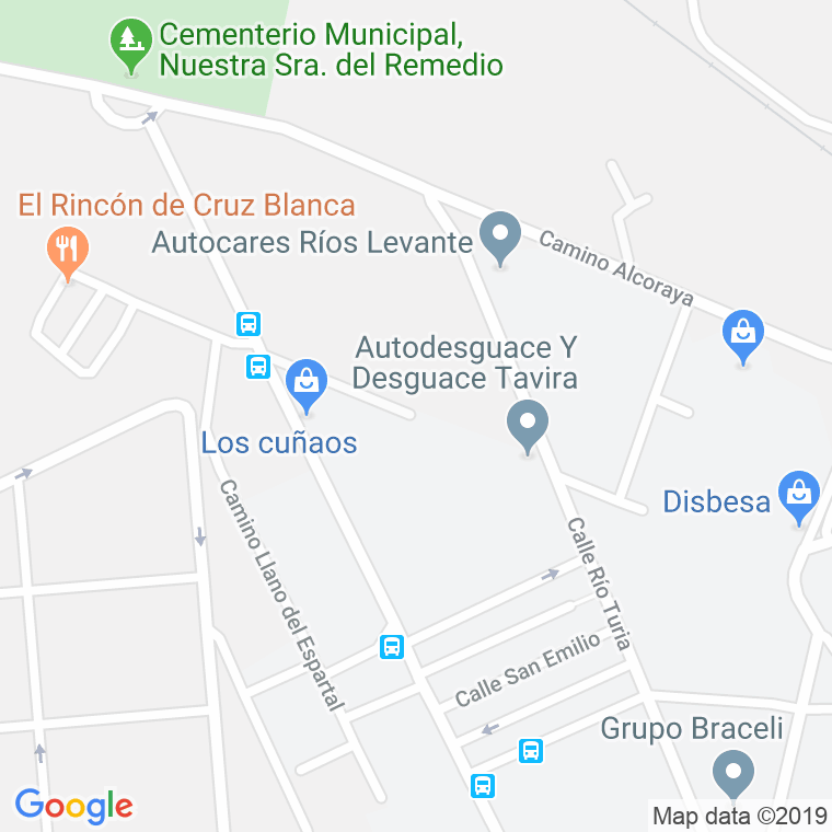 Código Postal calle Mina en Alacant/Alicante