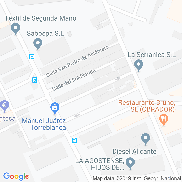 Código Postal calle San Emilio en Alacant/Alicante