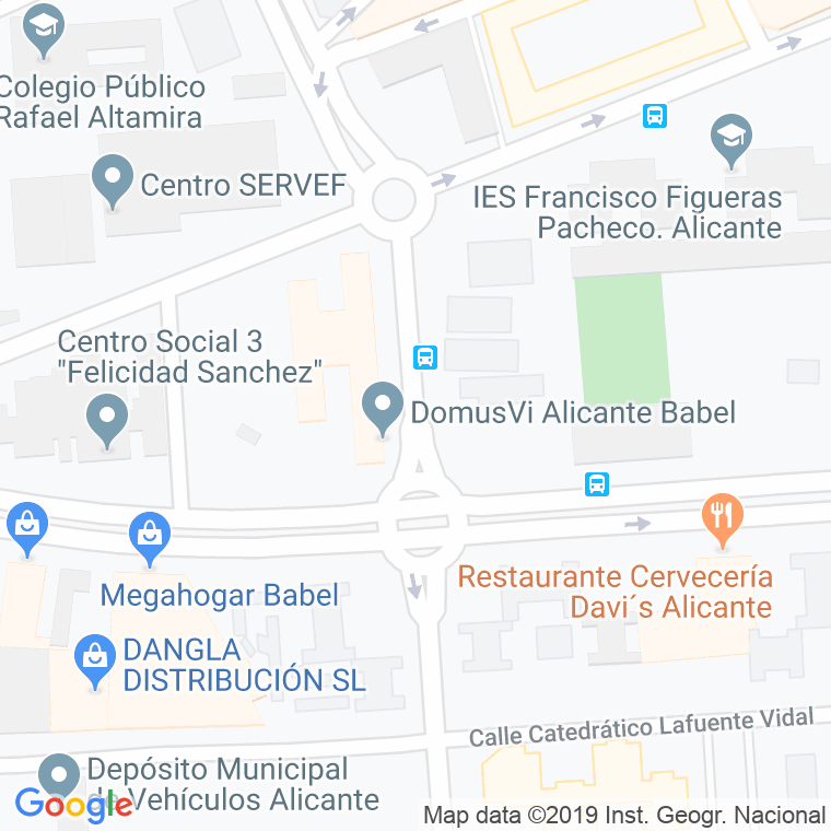 Código Postal calle Flor en Alacant/Alicante
