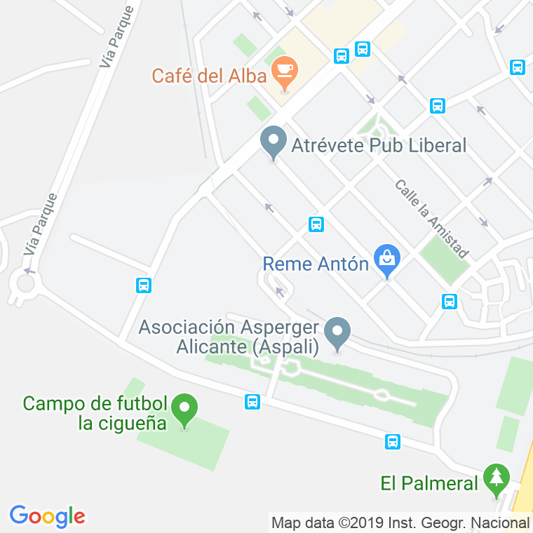 Código Postal calle Bahia en Alacant/Alicante