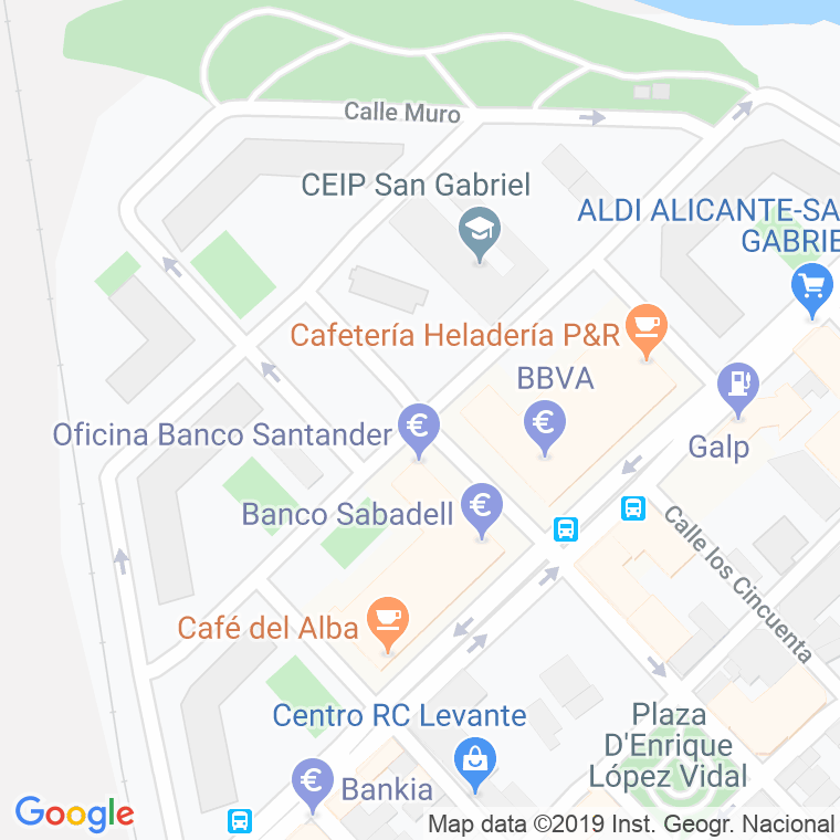 Código Postal calle Musico Jose Alcaraz en Alacant/Alicante