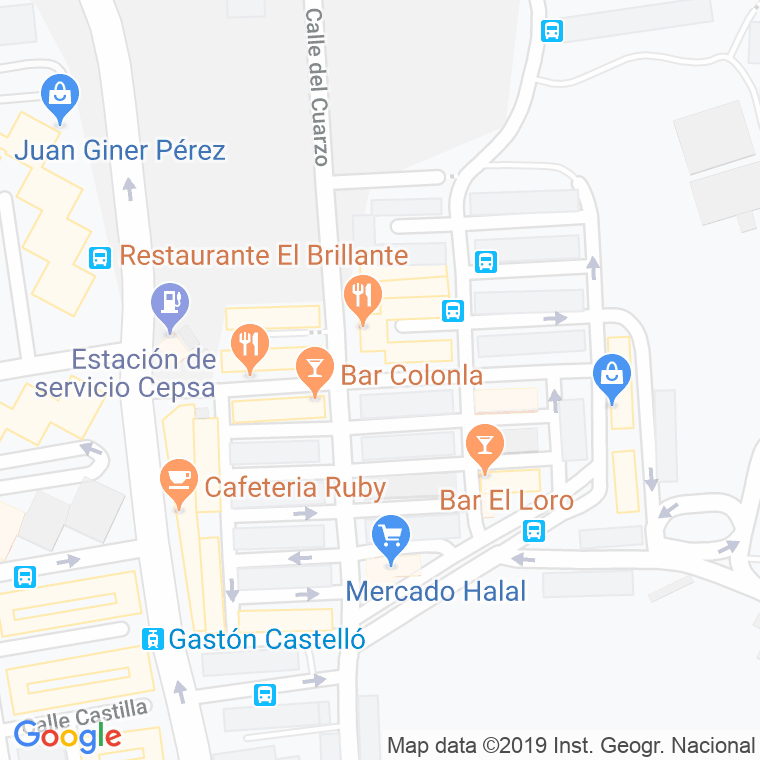 Código Postal calle Esmeralda, La en Alacant/Alicante