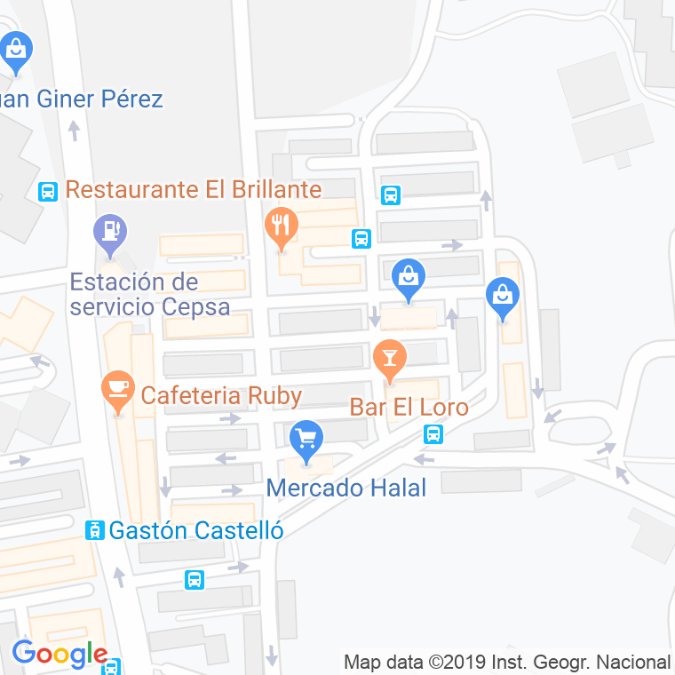 Código Postal calle Zafiro en Alacant/Alicante