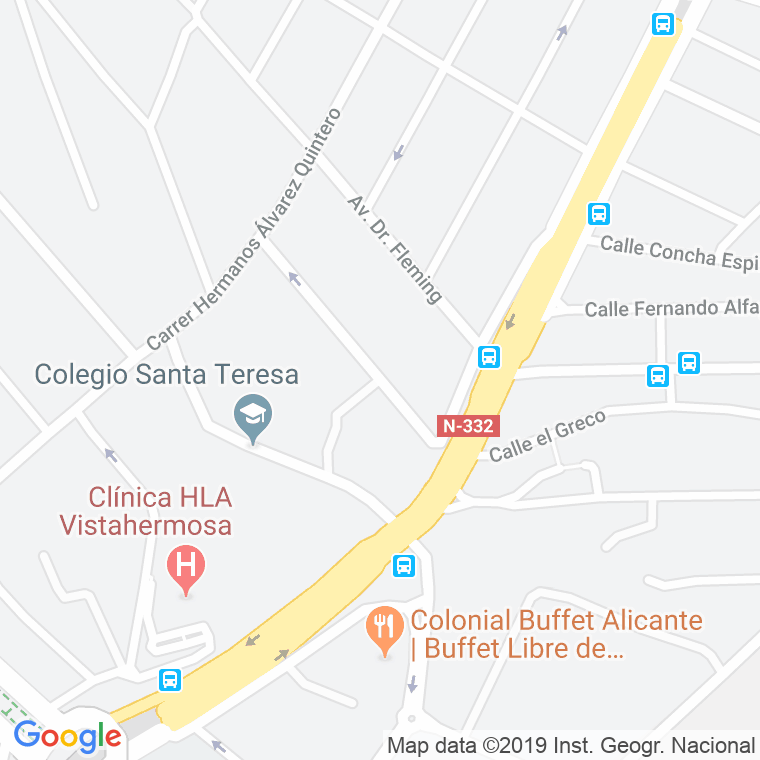 Código Postal calle Jaime Galiana en Alacant/Alicante