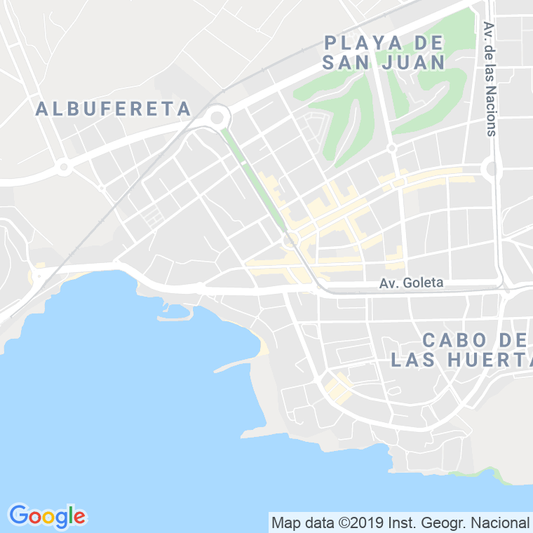 Código Postal calle Condomina, avenida (Impares Del 1 Al 51)  (Pares Del 2 Al 28) en Alacant/Alicante