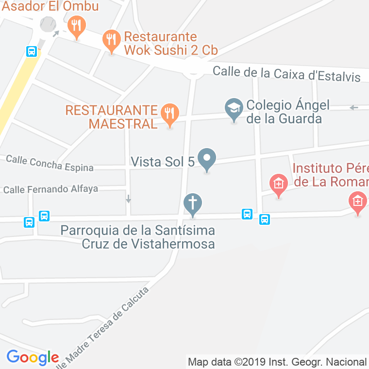 Código Postal calle Duque De Rivas en Alacant/Alicante