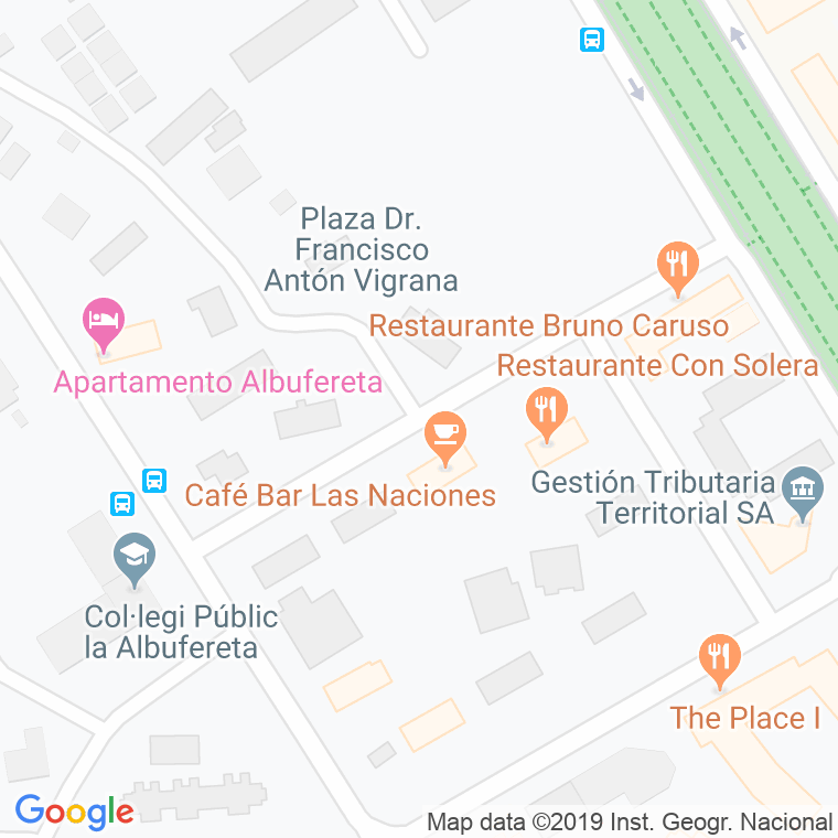 Código Postal calle Palas Atenea en Alacant/Alicante