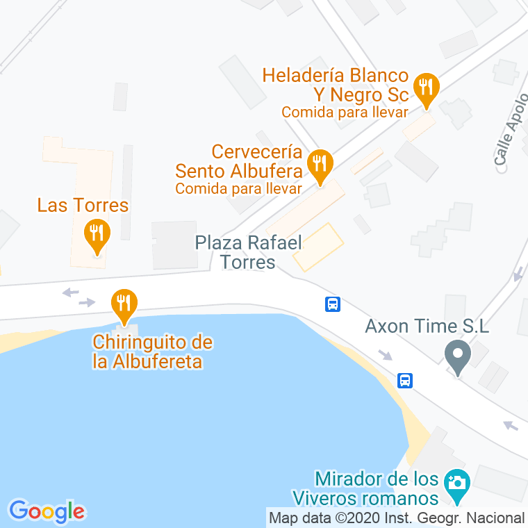 Código Postal calle Rafael Torres, plaza en Alacant/Alicante