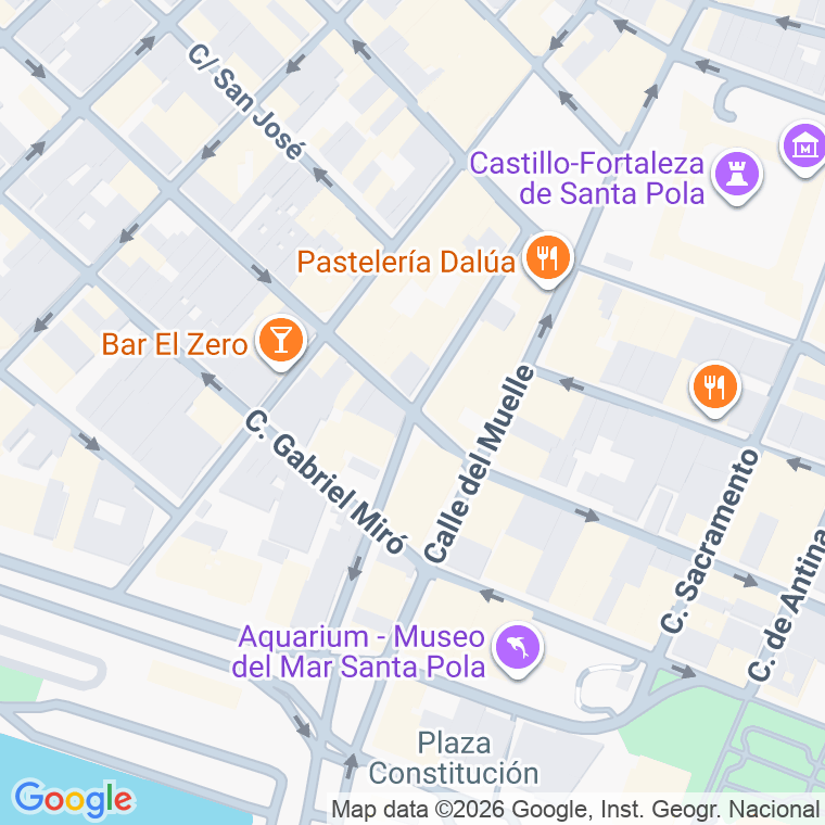 Código postal de Calle Hernan Cortes en Santa Pola