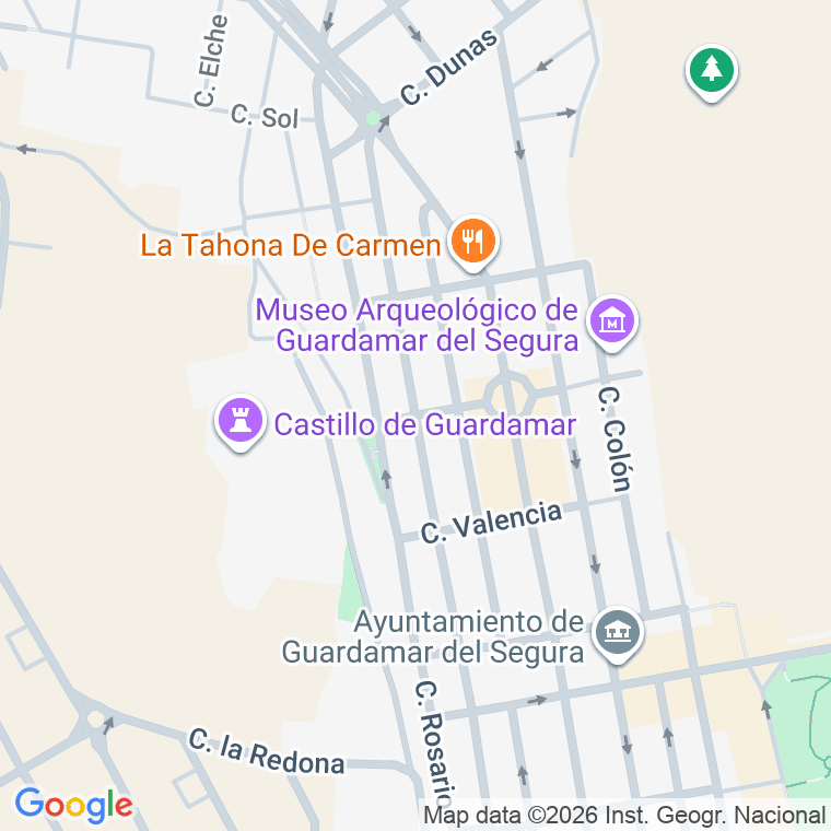 Código postal de C San Emigdio en Guardamar del Segura