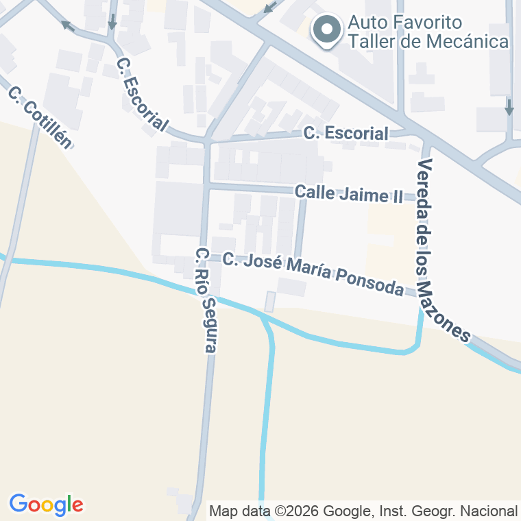 Código postal de Calle Jose Maria Ponsoda en Almoradi