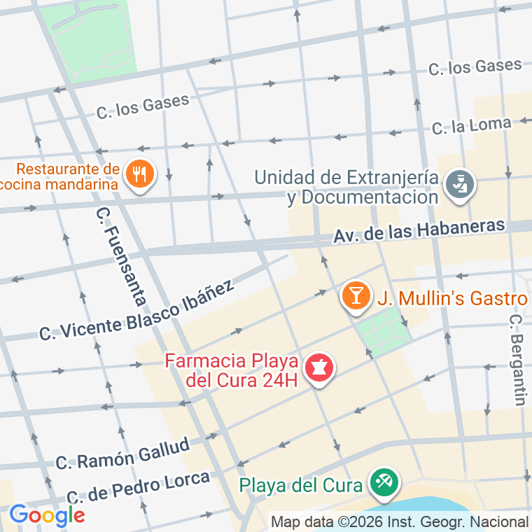 Código postal de Calle Virgen de la Paloma en Torrevieja