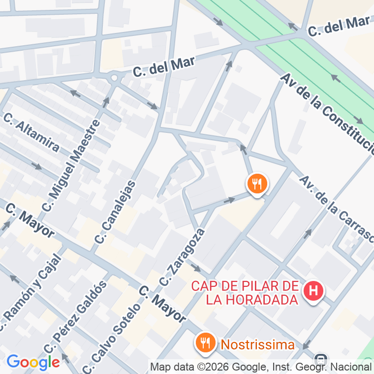 Código postal de Calle Huerto en Pilar de la Horadada