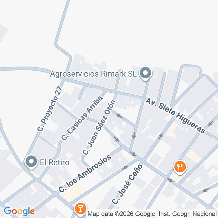 Código postal de Calle Violeta en Pilar de la Horadada