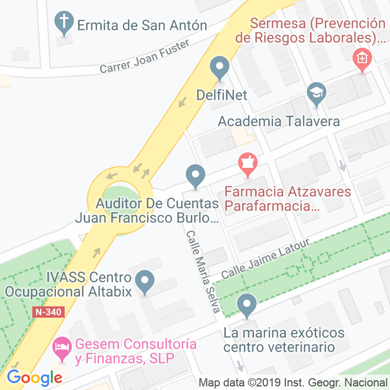 Código Postal calle Alcalde Juan Hernandez Rizo en Elx/Elche