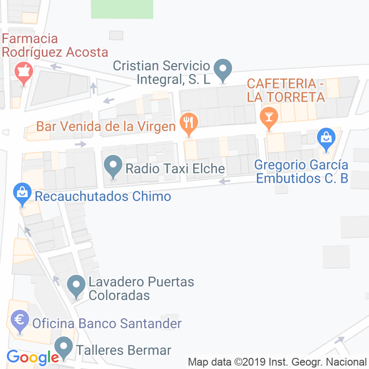 Código Postal calle Blas Orts Sanchez en Elx/Elche