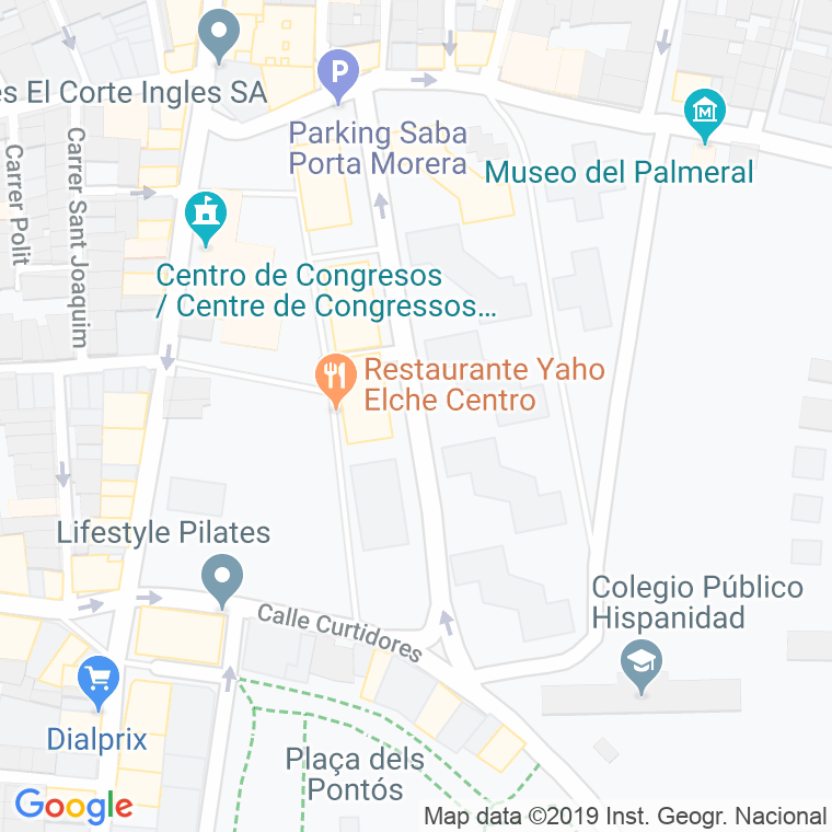 Código Postal calle Eugenio D'ors en Elx/Elche