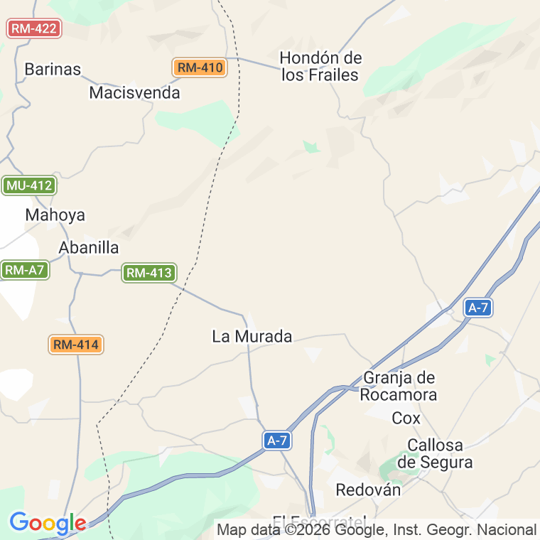 Código postal de Cabecico, el en Alicante