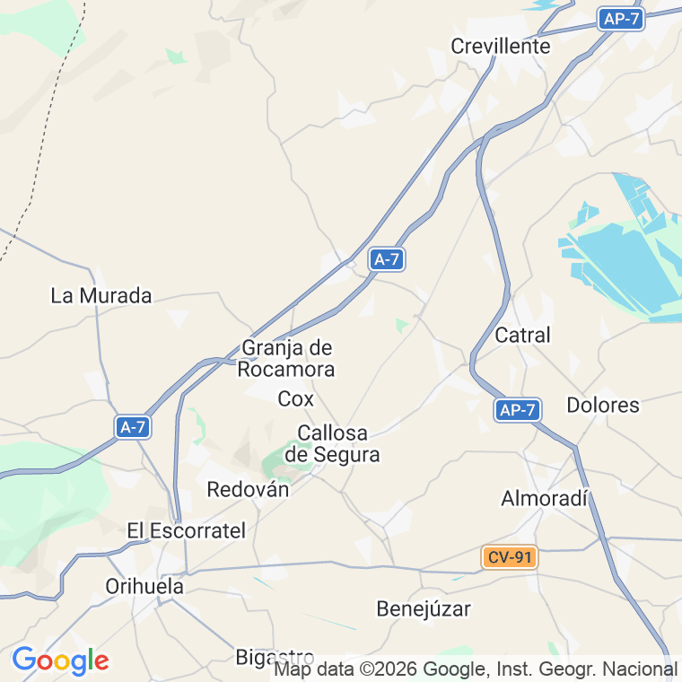 Código postal de Monecillos, los en Alicante
