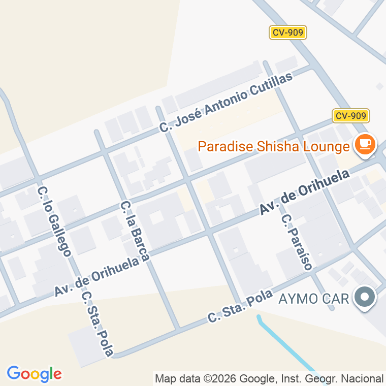Código postal de Calle Crevillente en San Isidro