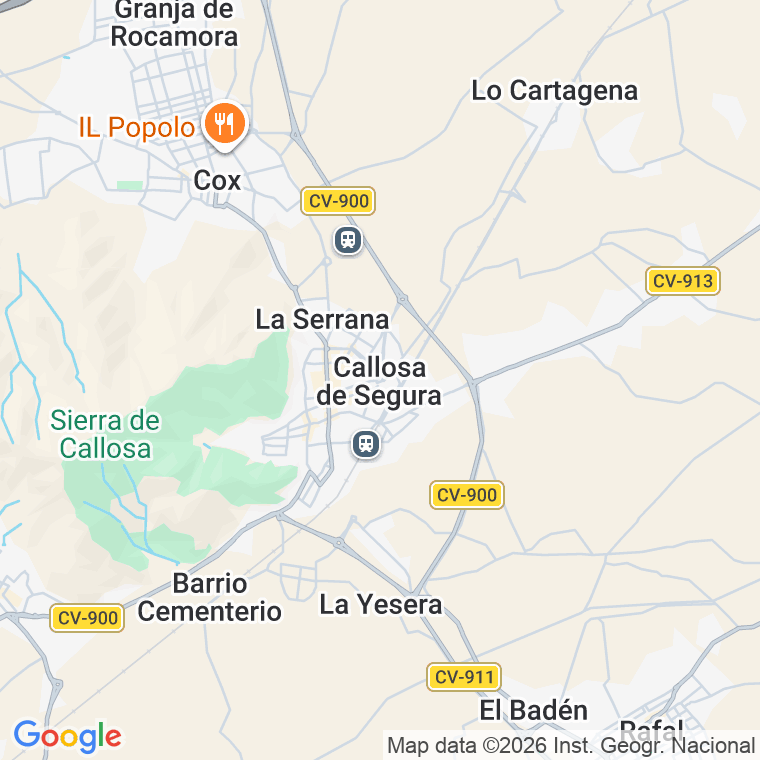 Código postal de Calle Calderon de la Barca en Callosa de Segura