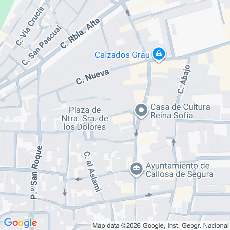 Código postal de Calle Cronista Ballester en Callosa de Segura