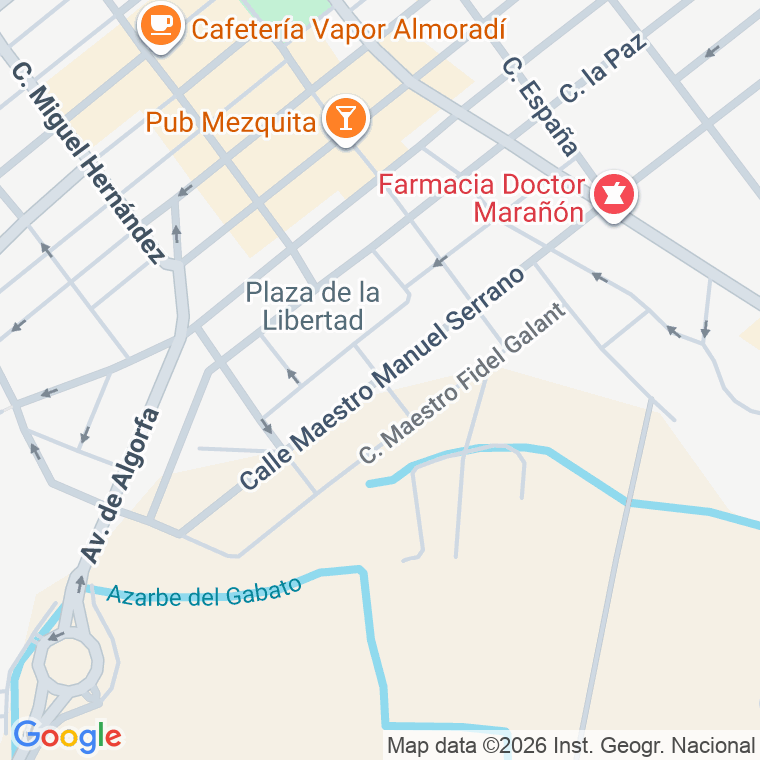 Código postal de Calle Maestro Serrano en Callosa de Segura