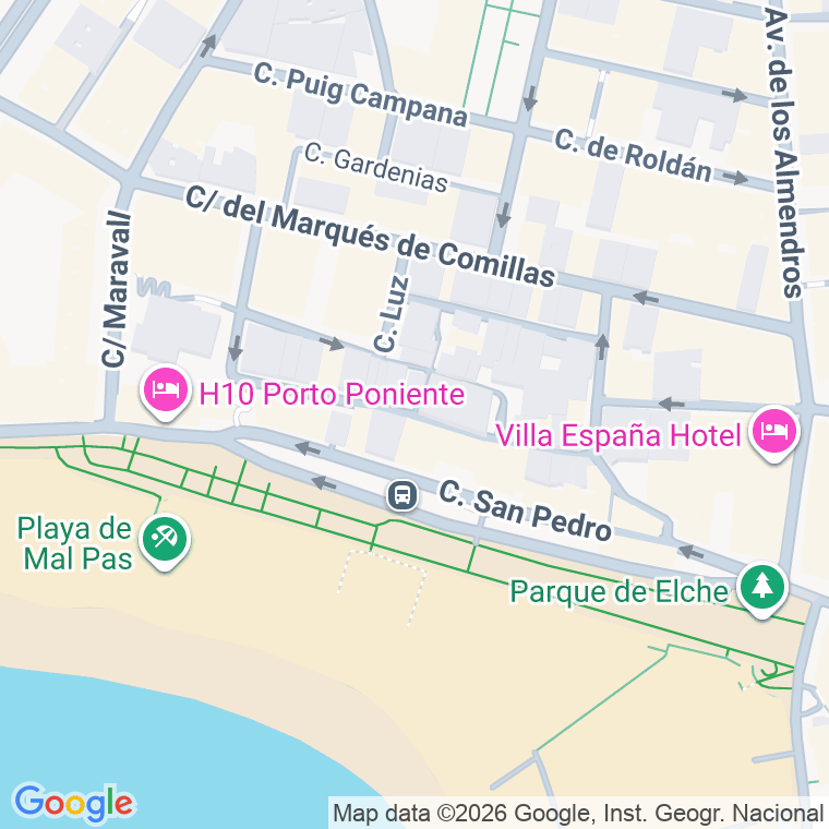 Código postal de Pescadores en Benidorm