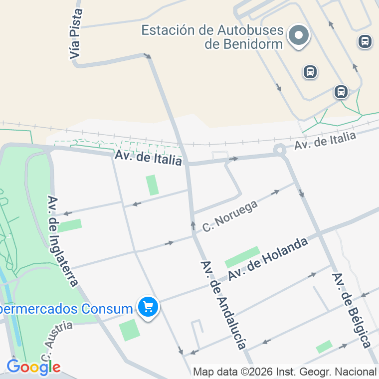Código postal de Luxemburgo en Benidorm