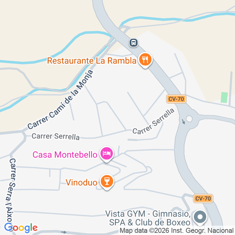Código postal de Montebello en Alicante