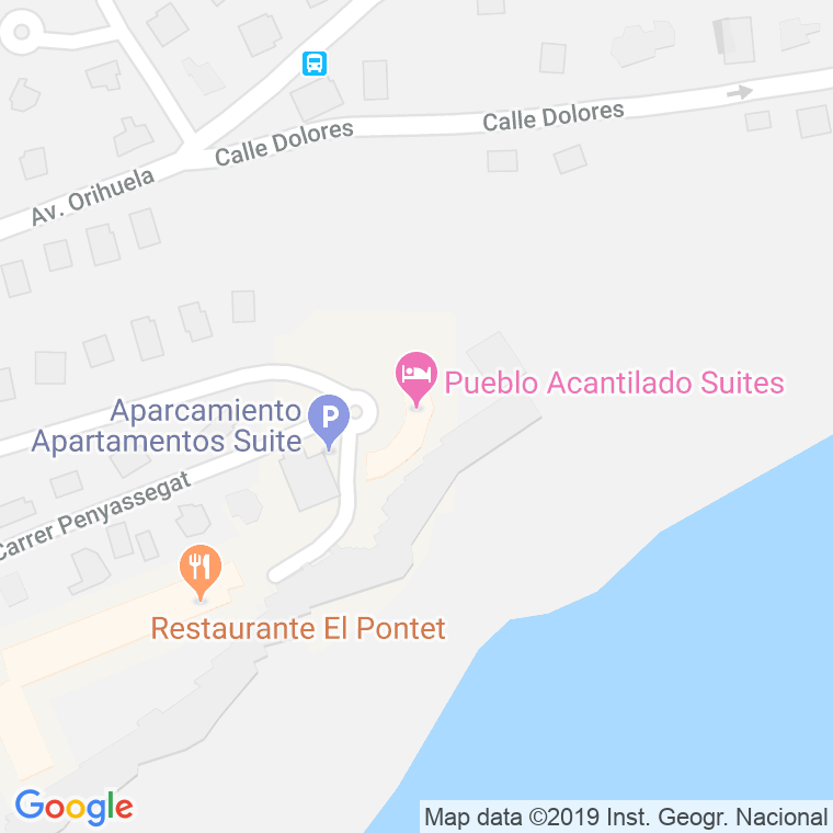Código Postal de Pueblo Acantilado en Alicante