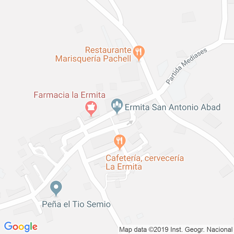 Código Postal de Ermita San Antonio Abad en Alicante