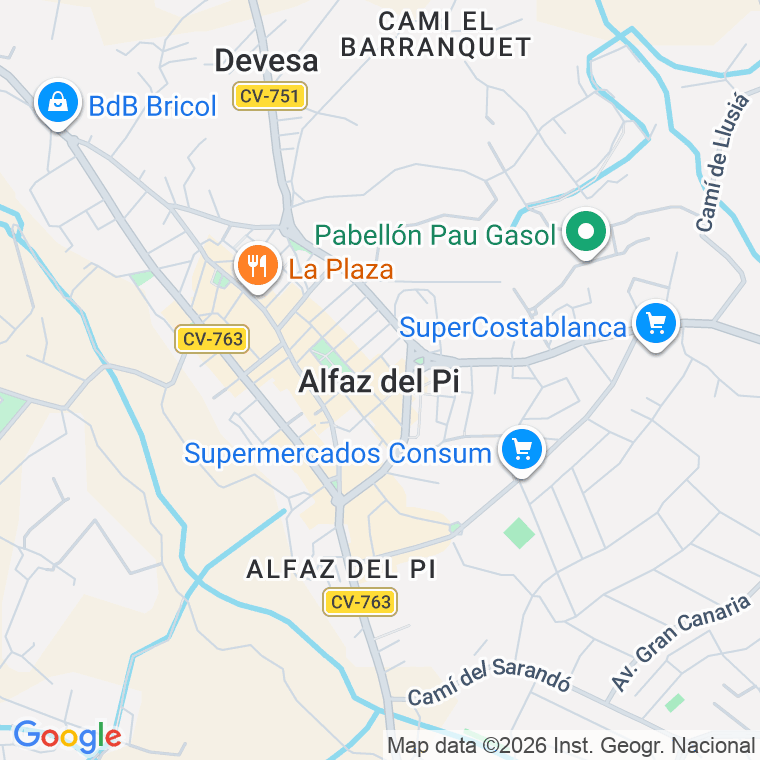 Código postal de Jardin de Alfaz en Alicante