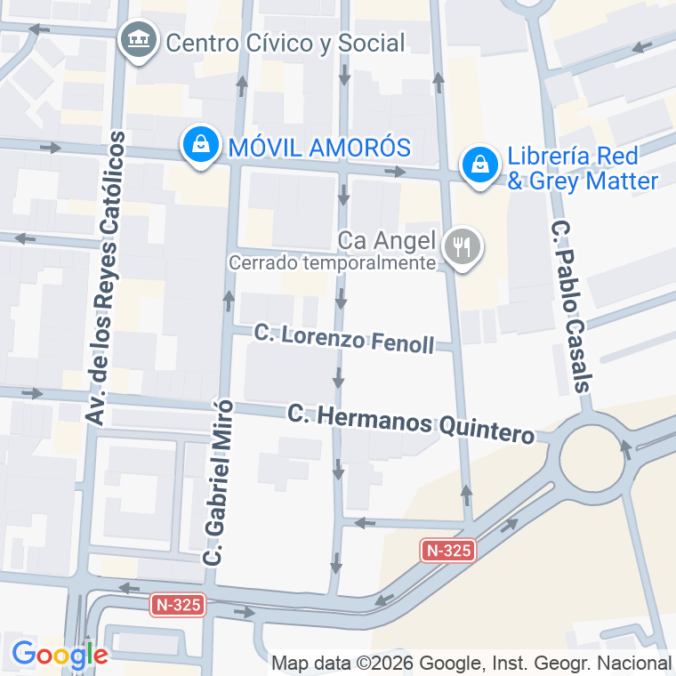 Código postal de Calle Lorenzo Fenoll en Novelda