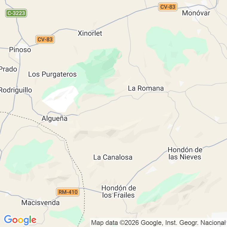 Código postal de Canicios en Alicante