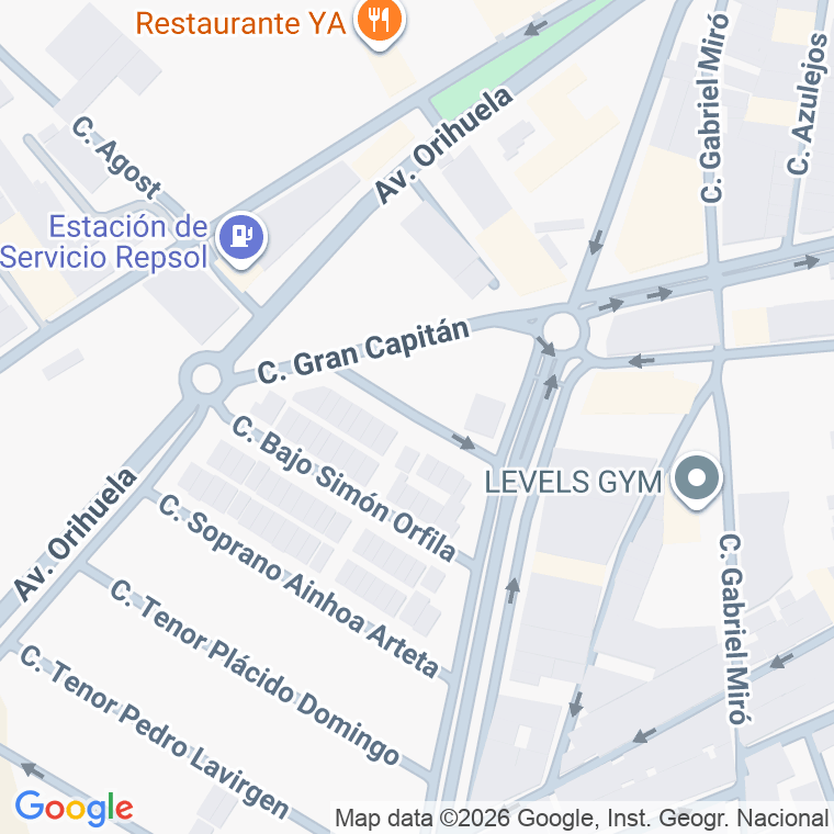 Código postal de Calle Tenor Aurelio Gabaldon en Aspe