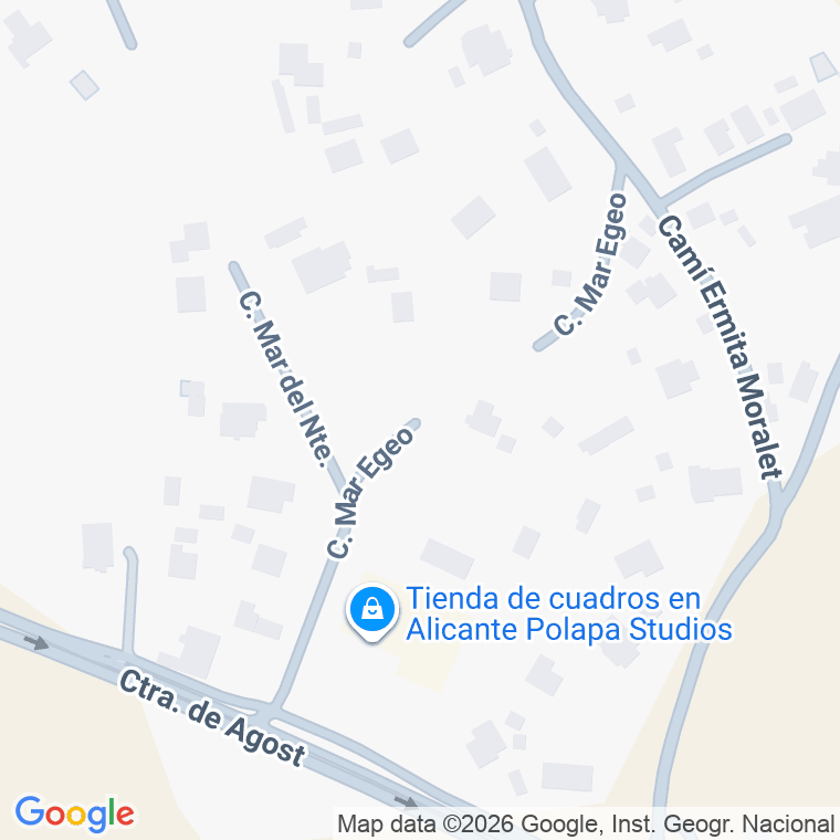 Código postal de Calle Mar Egeo en Camino de la Ermita