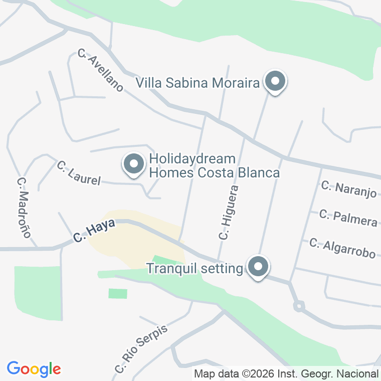 Código postal de Calle Castaño en Pinar del Abogat