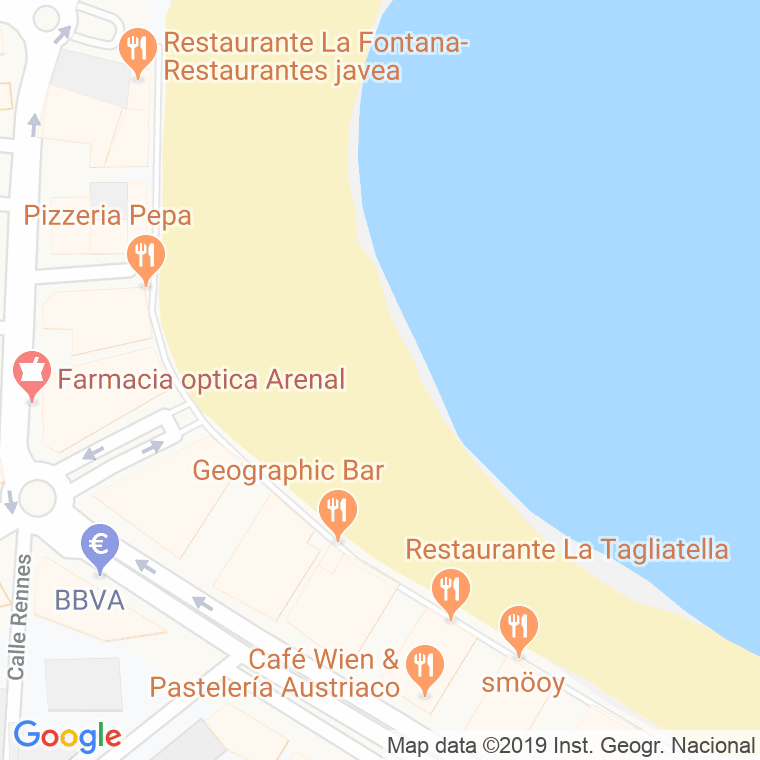 Código Postal de Parque Cala Blanca en Alicante