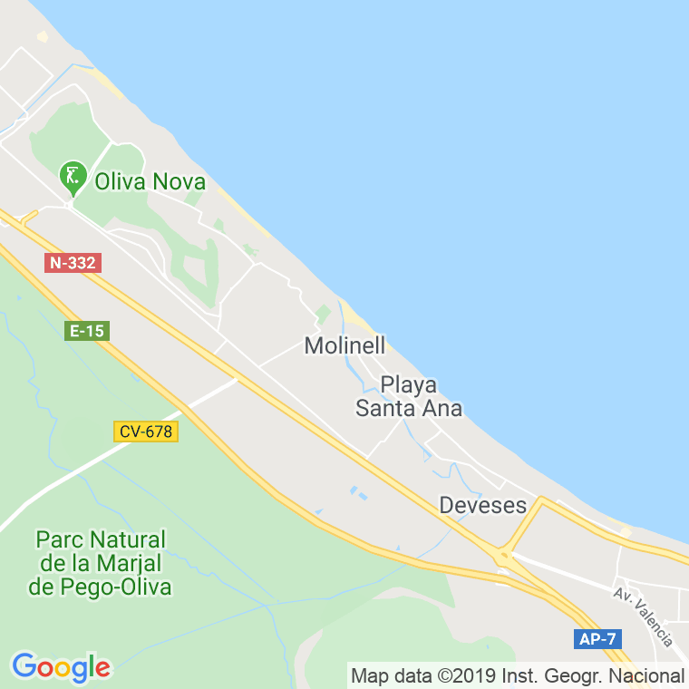 Código Postal de Molinell en Alicante